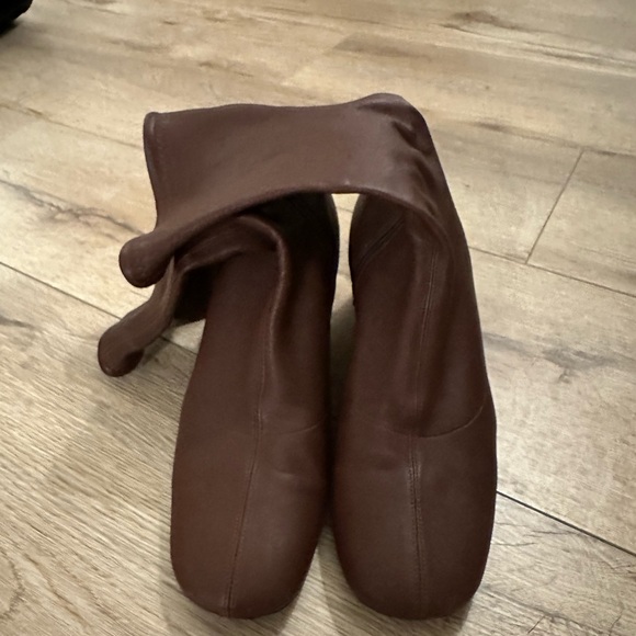 By Far Carlos 22 short leather boots brown - Picture 4 of 13